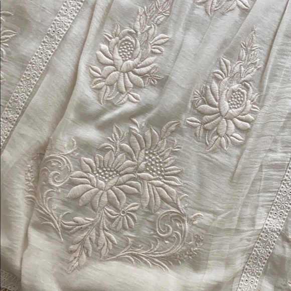 maggie embroidered tunic dress